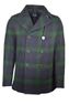 Camplin Island Peacoat Black Watch - 100% Wol Moon Weverij
