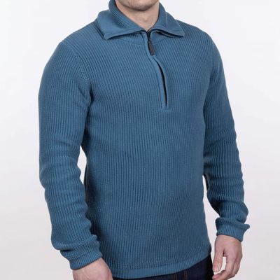 Roosenstein Wolke Epke schipperstrui Real Teal katoen Foto van Roosenstein Wolke Epke schipperstrui Real Teal katoen