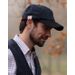 Walker and Hawkes Brungton Harris Tweed Baseball Cap met Suède Leren Klep