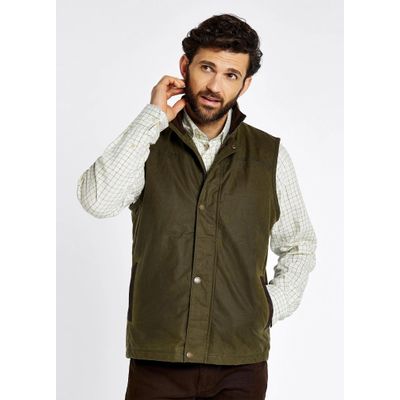 Foto van Dubarry Mayfly Men's Wax Gilet - Fennel 