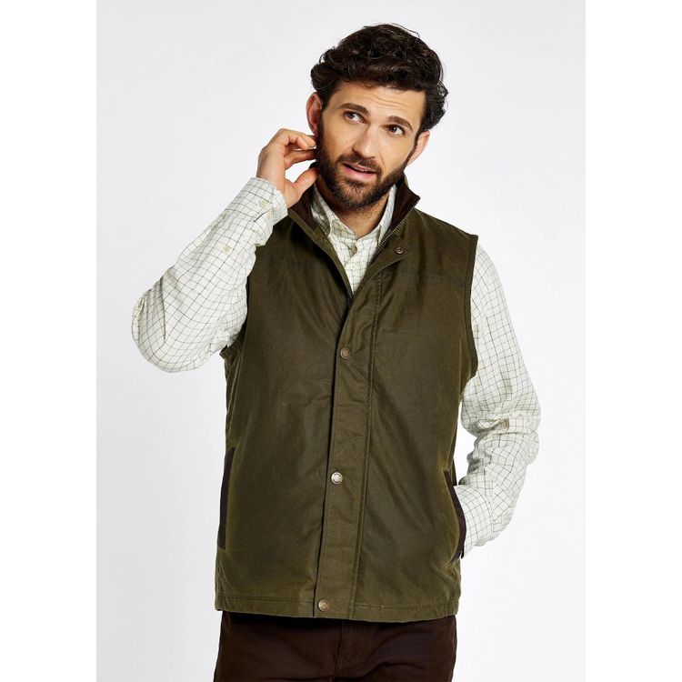 Dubarry Mayfly Men's Wax Gilet - Fennel 
