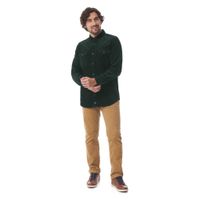 Mousqueton Kermelo Overshirt – Grove Rib met Dubbele Borstzak Ceder