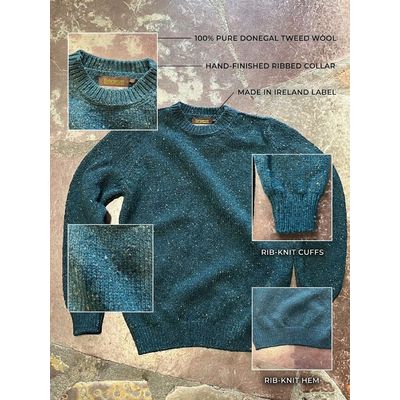 Foto van Fisherman out of Ireland Crew Neck Scots Pine