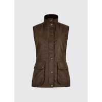 Dubarry Rathsallagh Dames Wax Gilet - Café 