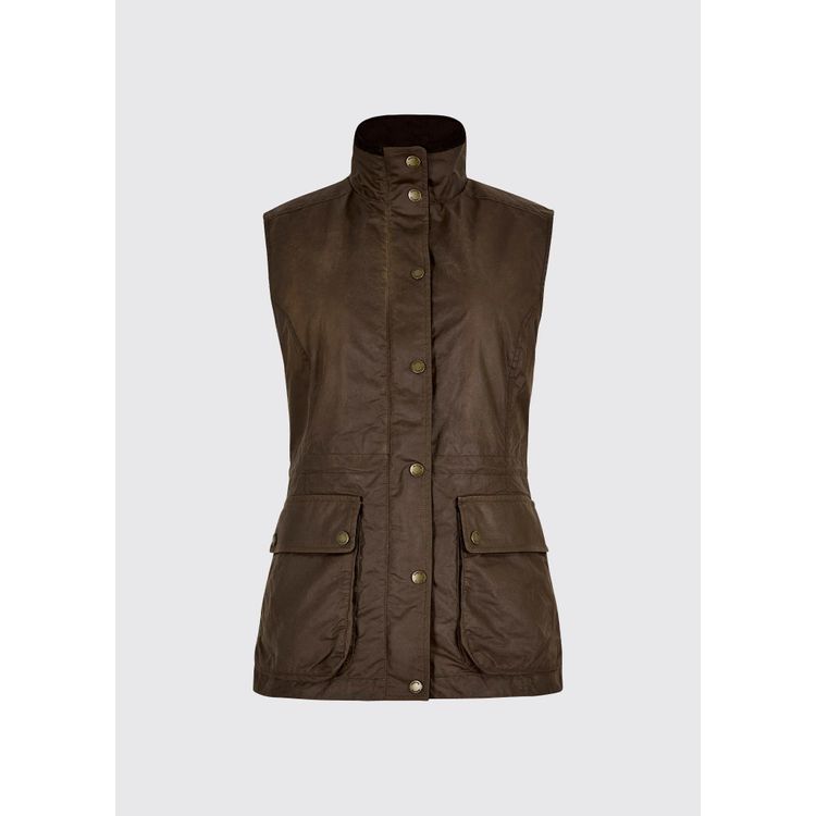 Dubarry Rathsallagh Dames Wax Gilet - Café Dubarry Rathsallagh Dames Wax Gilet - Café