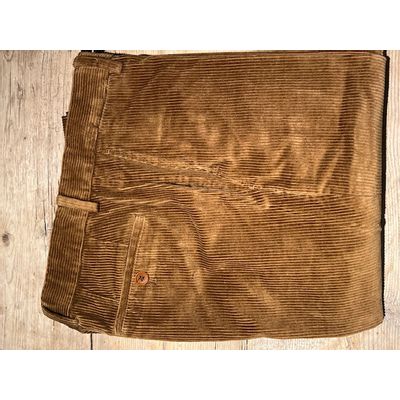 Foto van British House Broek Kirk Ribstof Cognac