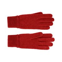 Fiebig wol/kasjmier handschoenen rood
