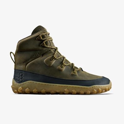 Foto van Vivobarefoot Tracker Leather AT High II - Heren Olive