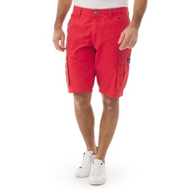 Foto van Mousqueton Donan Cargo Short – Robuuste Canvas Korte Broek Piment