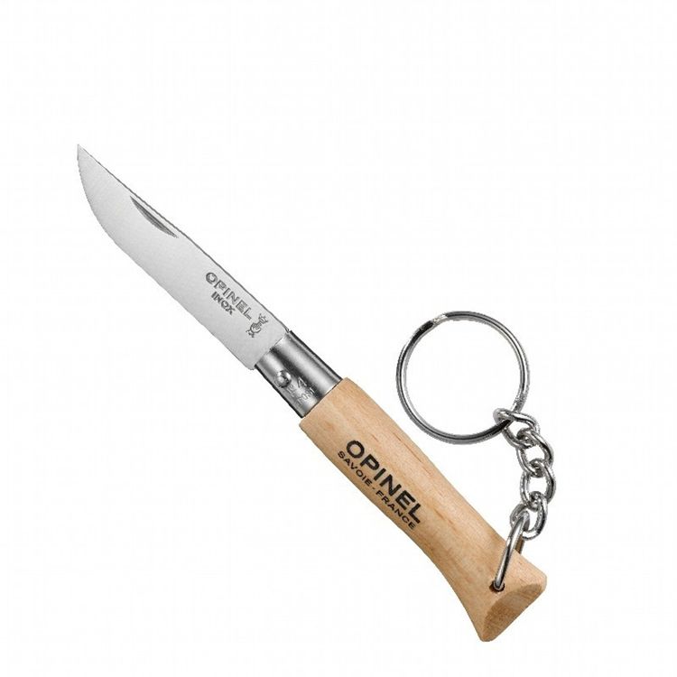 Opinel 4 sleutelhanger RVS