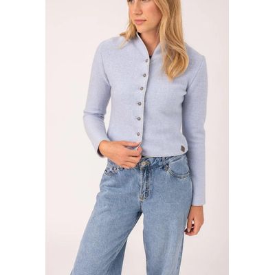 Foto van Stapf Damesvest Dorika – Getailleerd Vest van 100% Zuivere Scheerwol azuur