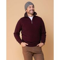 Noble Wilde MT Tasman 2 Half Zip Trui Port/Kouri