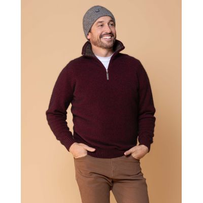 Foto van Noble Wilde MT Tasman 2 Half Zip Trui Port/Kouri