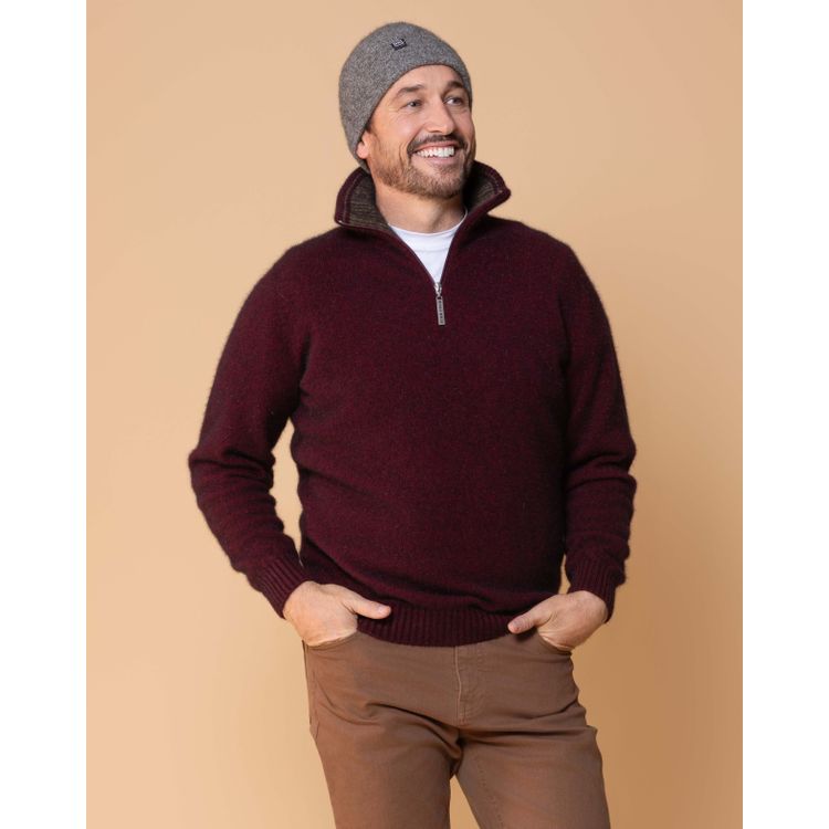 Noble Wilde MT Tasman 2 Half Zip Trui Port/Kouri