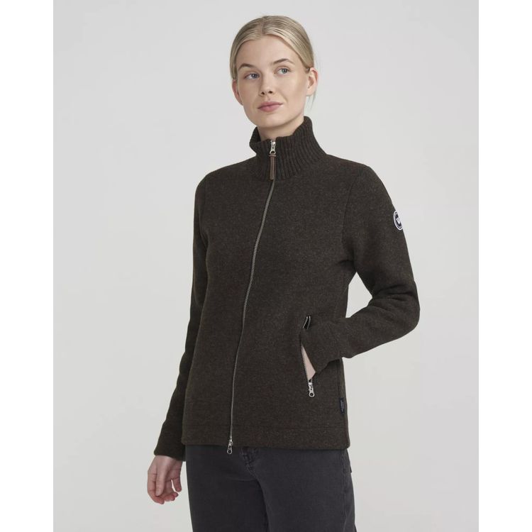 Holebrook Claire Fullzip WP donkerbruin