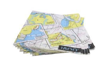 Foto van Servetten Ijsselmeer Kaart