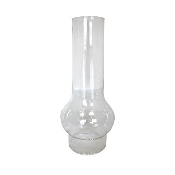 Lampenglas met buik voor olielamp