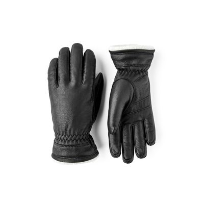 Hestra Buvika Dameshandschoen – Hertenleer met PrimaLoft® Gold Zwart Foto van Hestra Buvika Dameshandschoen – Hertenleer met PrimaLoft® Gold Zwart