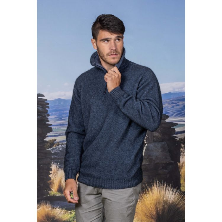 Noble Wilde MT Tasman 2 Half Zip Trui Neptune/Moraine