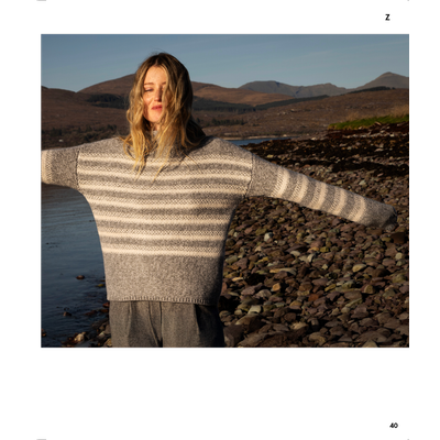 Fisherman out of Ireland Mock Neck Sailor Stripes Foto van Fisherman out of Ireland Mock Neck Sailor Stripes