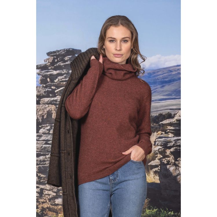 Noble Wilde Polo Neck Sweater Tahiti