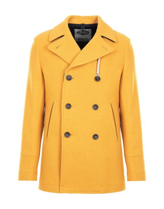 Camplin Island Peacoat Shetland geel