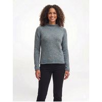 Fisherman out of Ireland Roll Neck Damestrui Seafoam