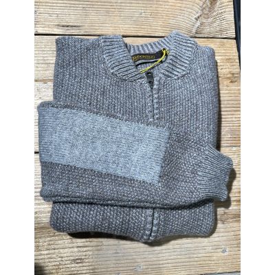 Fisherman out of Ireland Seed Stitch Vest Pebble Foto van Fisherman out of Ireland Seed Stitch Vest Pebble