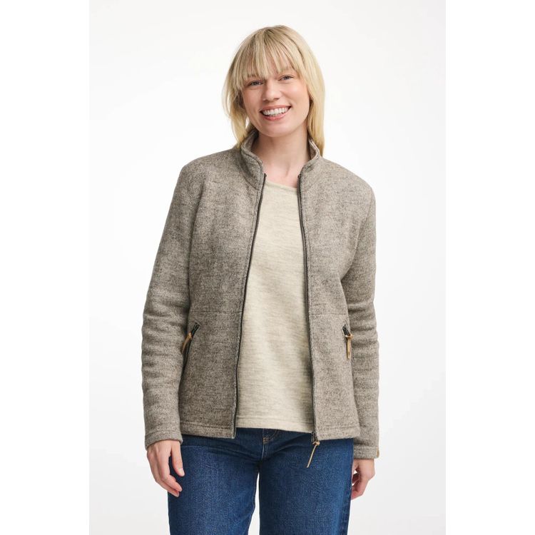  Ivanhoe Twig Vest Ongeverfde Wol Latte