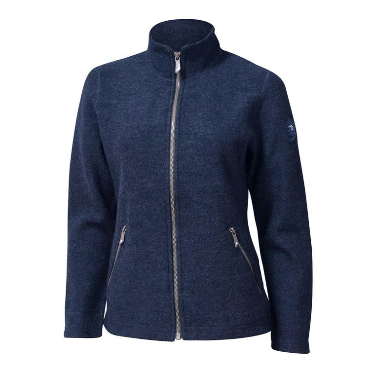 Ivanhoe Bella Vest Gekookte Wol Light Navy