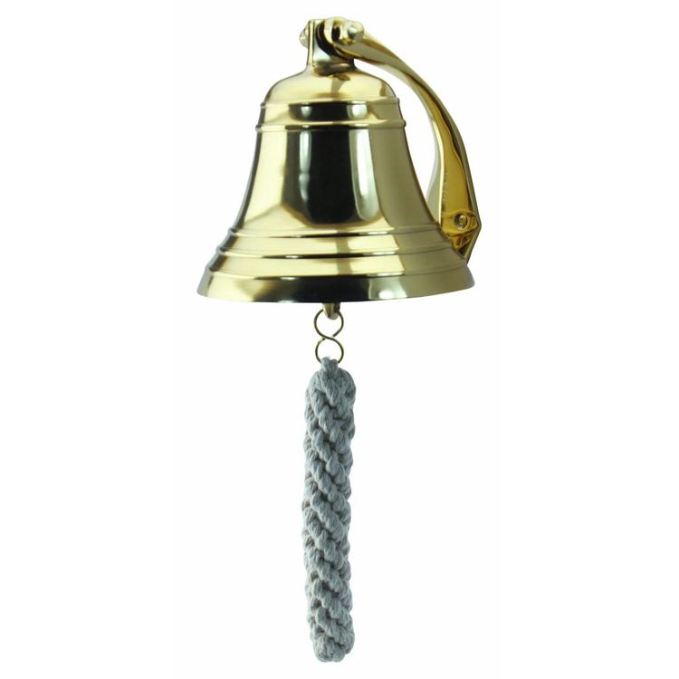 Scheepsbel Aluminium vermessingt 12,5 cm