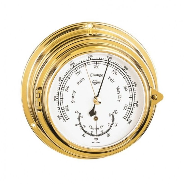 Barigo Yacht scheepsbarometer/thermometer