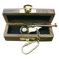 Bootsmansfluit sleutelhanger in houten kistje