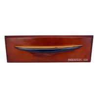 Endeavour half model hout/ blauw