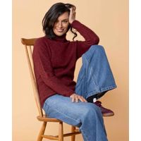 Noble Wilde Rib Turtle Neck - Possum, Merino & Zijde