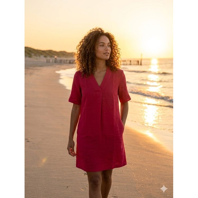 Saint James Rose Linnen Jurk
