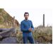 Fisherman out of Ireland Roll Neck Trui Denim