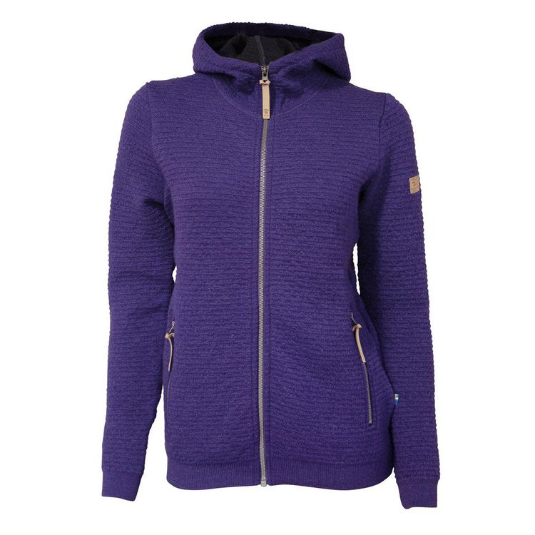 Ivanhoe Morel Hood Vest Dames Puple