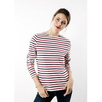 Saint James Meridame ecru/marine/tulip