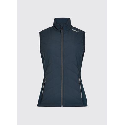 Dubarry Sunway Dames Hybride Bodywarmer - Navy Foto van Dubarry Sunway Dames Hybride Bodywarmer - Navy