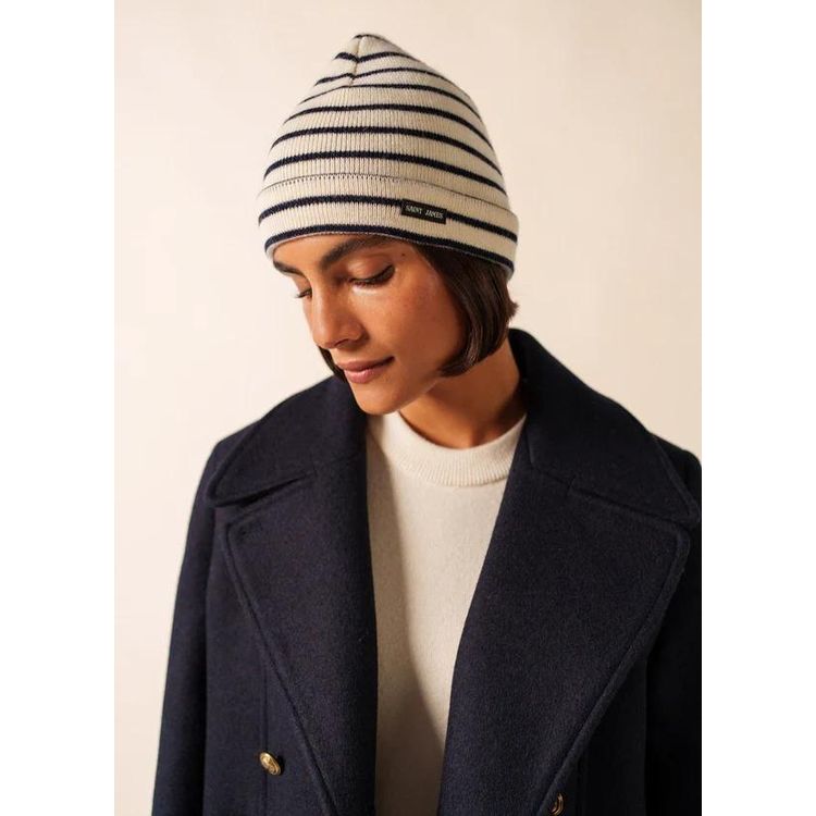 Saint James Bonnets Rayes volwassen ecru/marine Saint James Bonnets Rayes volwassen ecru/marine