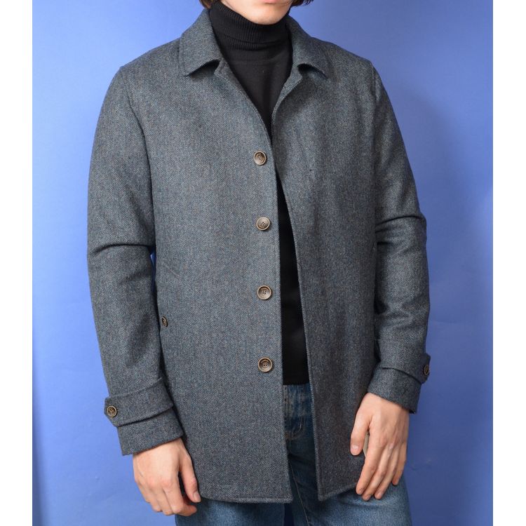 Camplin Overcoat Moon Tweed