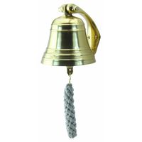 Scheepsbel Aluminium vermessingt 10,5 cm