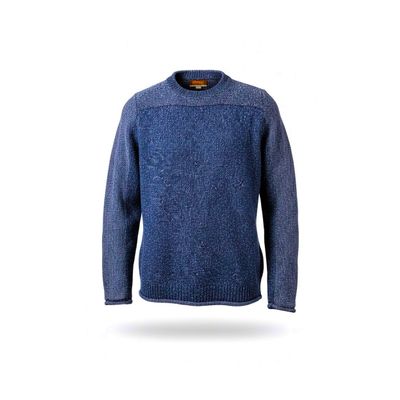Foto van Fisherman out of Ireland Crew Neck links-links steek Indigo
