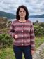 Emerald Grano Vest - Authentiek Fair Isle Wollen Vest voor Dames Rood