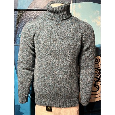 Fisherman out of Ireland Coltrui Gemeleerd Turquoise Foto van Fisherman out of Ireland Coltrui Gemeleerd Turquoise