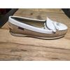 Foto van Sebago Janet Suede/leer beige/wit