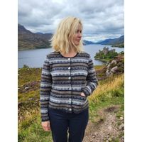 Emerald Grano Vest - Authentiek Fair Isle Wollen Vest voor Dames Navy