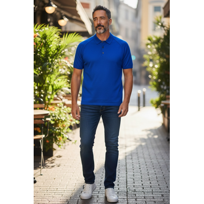 Foto van Roosenstein Wolke Naud Merino Polo Waddenblau