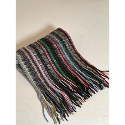 The Scarf Company Sjaal Green/Brown Foto van The Scarf Company Sjaal Green/Brown
